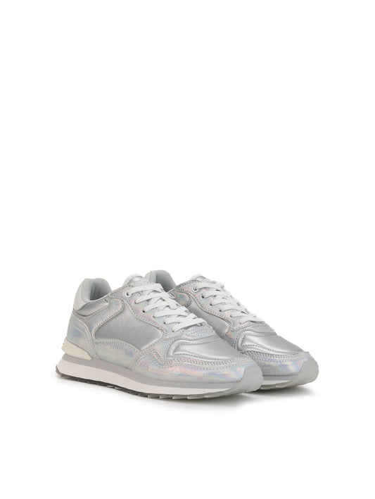 Conker Boutique Silver City Trainers as a pair