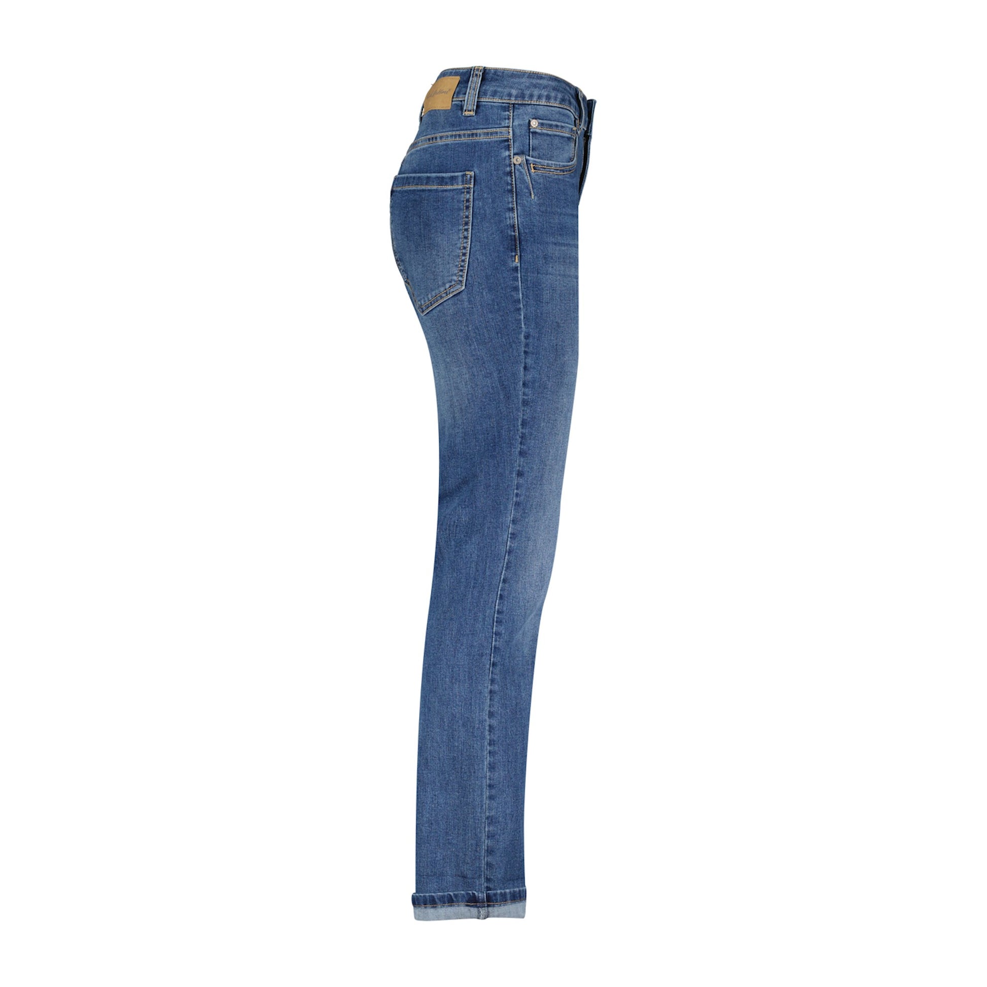 Conker Boutique Red Button Kate Denim Jeans Side View