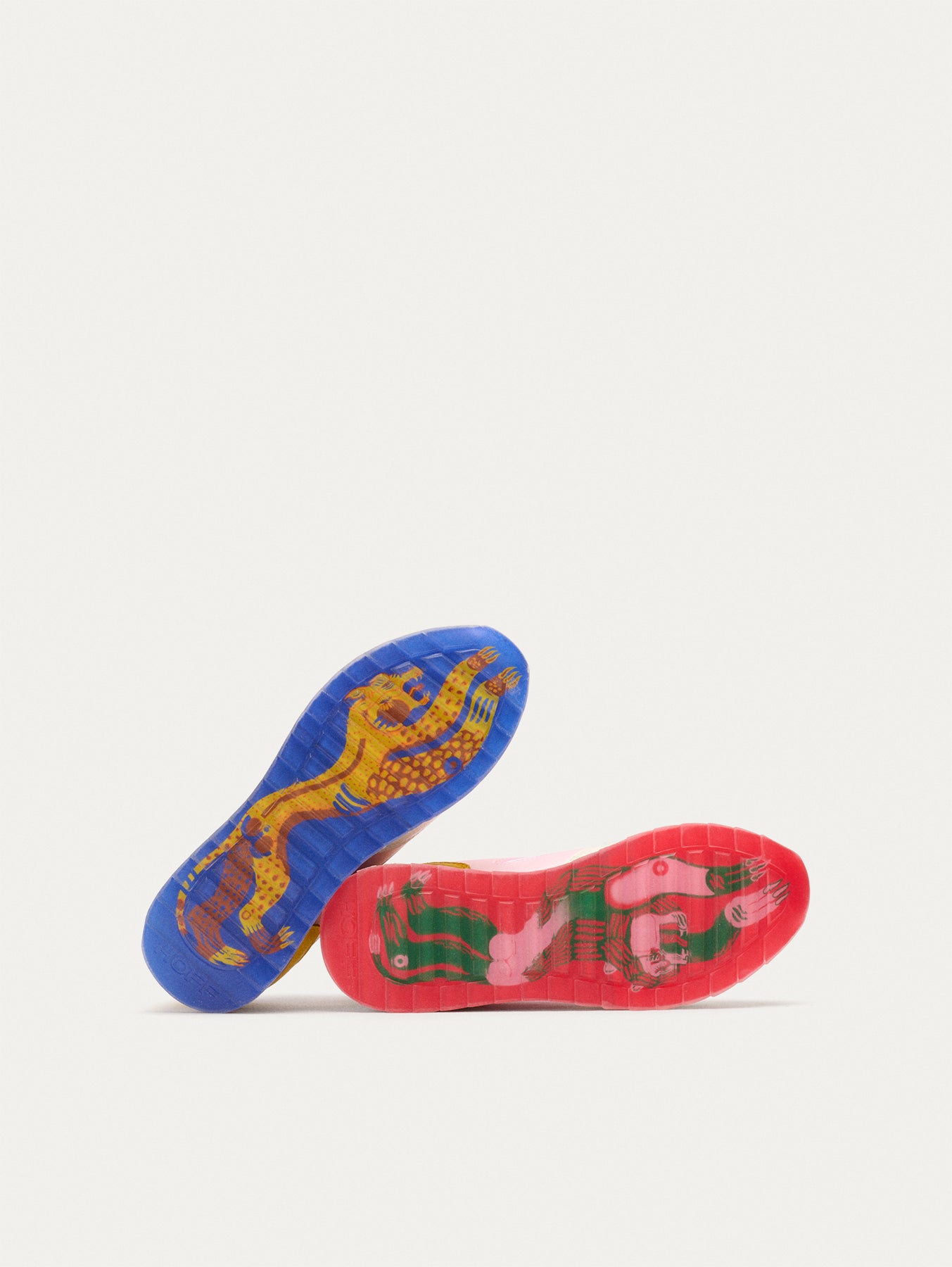 Conker Boutique Hoff Art Trainers showing odd colour soles